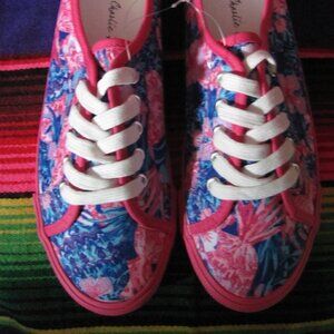 CHARLIE PAIGE  LADIES MULE SNEAKERS  SIZE 9M NEW IN BOX  BRIGHT COLORS  M